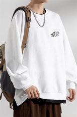 春季现货宽松套头圆领提花卫衣男DSA157B-W5865-P40，男装卫衣，电商A157B
