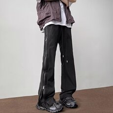 A73-P38条纹休闲长裤子男夏季美式高街速干潮牌工装，男装工装外套，电商B323A