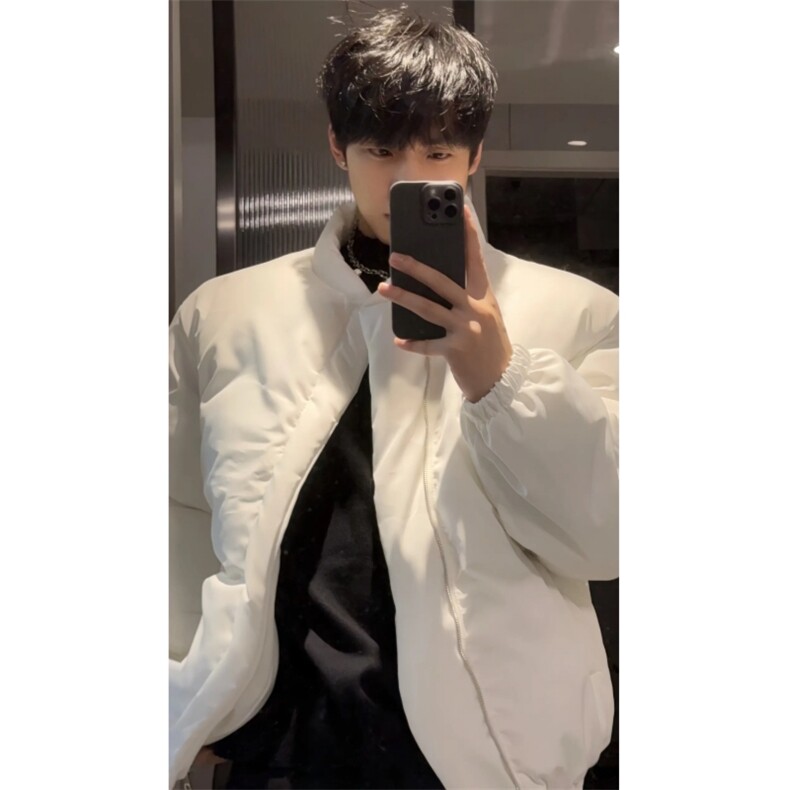 （现货） 白色棉服面包服短款  自制款图片