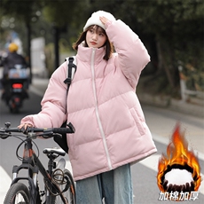 中性风冬季加厚男女同款光版立领保暖棉衣二开A406MY812P78，男装棉衣，星座309（原A406）
