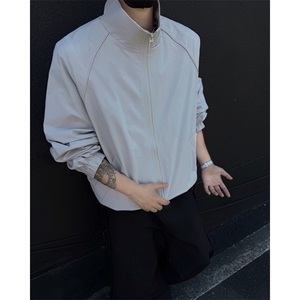 得物二开2025秋装新品夹克 男士运动冲锋户外薄外套JK001-特P52图片