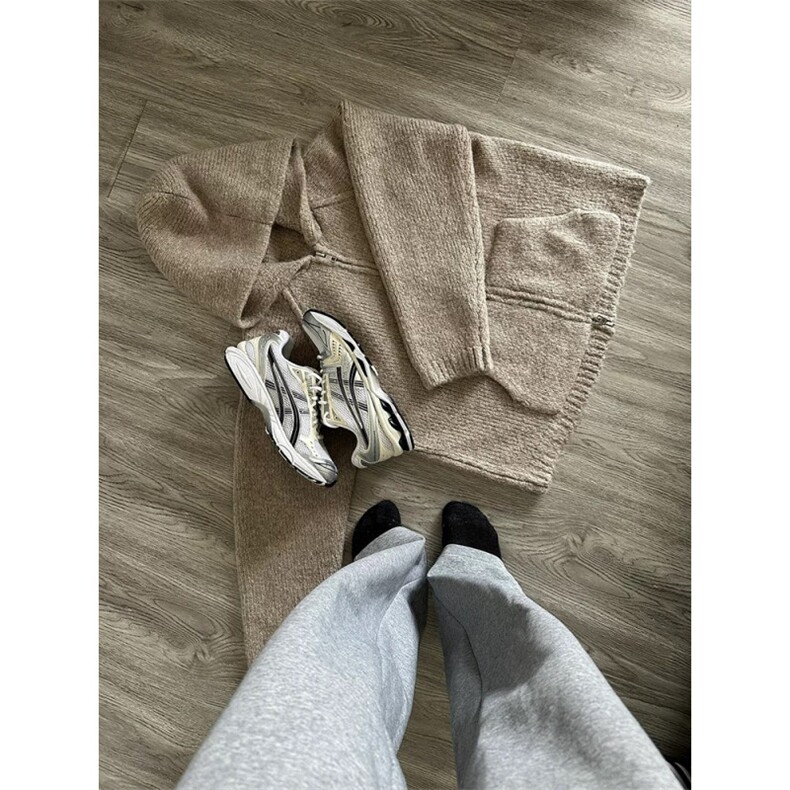 毛衣外套男款开春cleanfit慵懒风高级感连帽针织开衫ZZS66P75,男装针织衫/毛衣,电商D256-3(原A064-3)