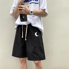DK39055-P15港风休闲短裤男士大码运动五分裤男中裤男马裤，男装休闲裤，电商A040