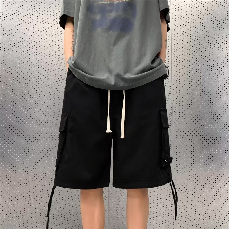 夏季休闲短裤抽绳舒适港风时尚款DK928p35,男装牛仔裤,星座1013