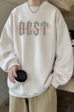 量大优可提供视频麂皮绒卫衣圆领HD019-1-LPYL4108-P30，男装卫衣，电商019-1
