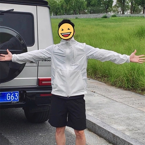 （网图慎用）特批P68无差价冰感速干立领复古防泼水防晒衣男J5258图片