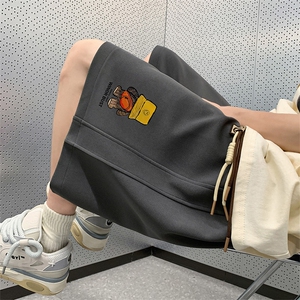 已注册菠萝格直播抖音得物高品质宽松男中裤五分短裤K081P35控48图片
