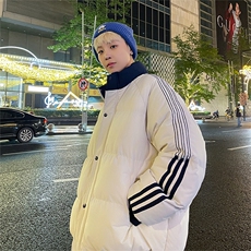 抖音得物可供视频拼接织带三防加厚羽绒棉衣外套面包棉服LL2288，男装棉衣，电商A486