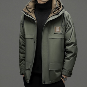 SNNYR98218秋冬新款2023年男士休闲羽绒服加厚保暖夹克外套P285图片