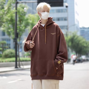 美式街头复古连帽卫衣男潮牌宽松情侣休闲百搭外套新款W36-P48图片