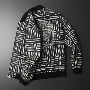 2022春季新款男士加肥加大码夹克外套M-6XL立领D203-1101，男装夹克，钱塘6015（原D203）