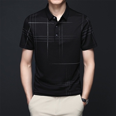 BJ90215男士2023年夏季新款百搭T恤男短袖商务休闲体恤男P70，男装T恤，电商B360