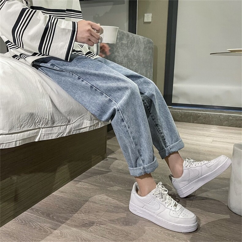 牛仔裤子男女潮牌vibe水洗cleanfit长裤子A080-9253-P35,男装牛仔裤,电商A080