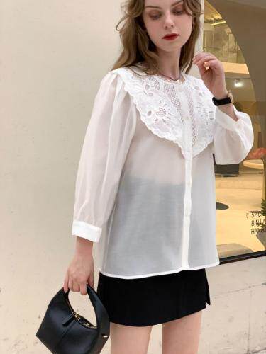 现货早秋新款花边衬衣，其它，捌样