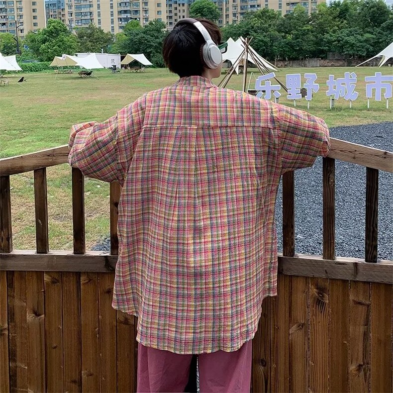 新款潮流男格子衬衫S8012P42,男装衬衫,星座1116-2
