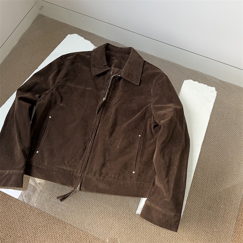 麂皮夹克荒野夹克原版W2606P95特,男装夹克,电商C313