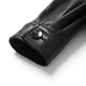 秋季植鞣绵羊皮翻领皮衣外套女皮衣夹克短款显瘦宽松皮衣外套女图片