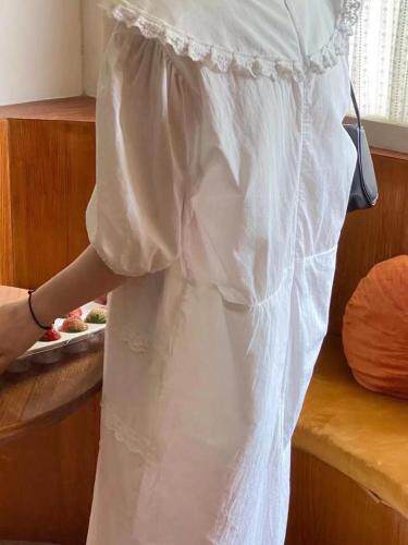 夏季新款韩版女装时尚宽松显瘦短袖连衣裙现货，女装连衣裙，雨木其