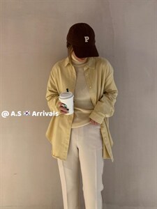 韩系秋装彩色百搭衬衫图片
