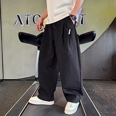 社会小伙休闲裤子男大码宽松店主风弯刀裤长裤2255-P58，男装休闲裤，星座313B-2(原星座309A-2)