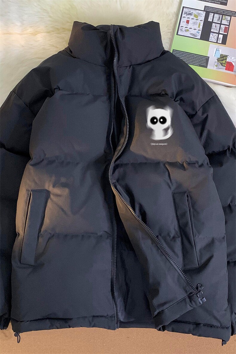 地毯冬季创意卡通图案印花休闲百搭棉服A247-MY2047特批65控98,男装棉衣,电商A247