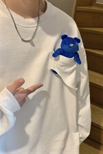 2026港风刺绣字母小熊卫衣男大码M-5XL情侣潮卫衣WY8745P60控88，男装卫衣，星座227-7