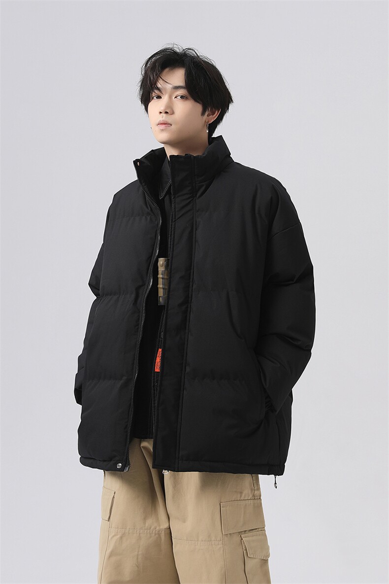 主推！三防面料加绒加厚立领大码棉衣羽绒服男MY1266-特批68,男装羽绒服,星座610B-1