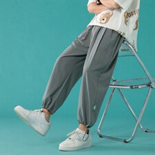！2023夏季轻薄冰丝男士休闲裤宽松九分裤学生9分裤K2050P35，男装休闲裤，电商B220