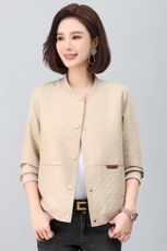时尚休闲方格短外套女2024春秋季新款韩版宽松显瘦百搭上衣，女装短外套，依恋蒂丝