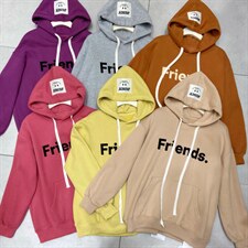 冬季加绒连帽卫衣，女装卫衣/绒衫，妤沫 Yumo