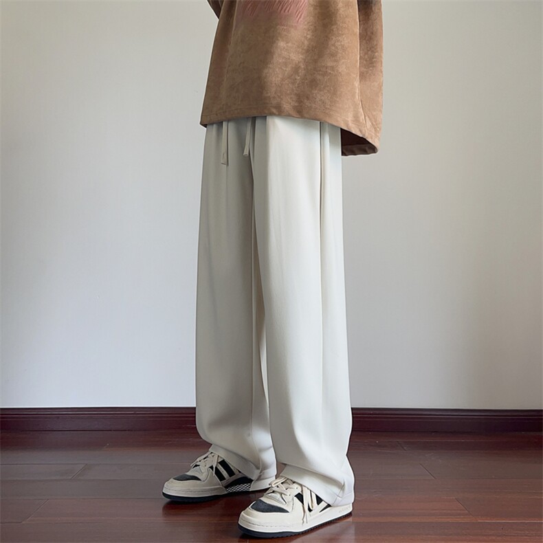 秋季休闲裤男宽松纯色拖地卫裤K7783-P35加绒P45控58加绒控68,男装休闲裤,星座209-2