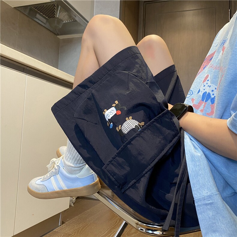 夏季新款美式工装腊肠狗宽松速干五分裤B315-K25568-特p30控58,男装休闲裤,电商B315