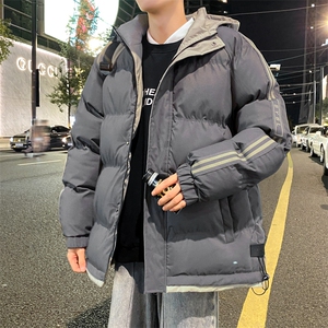 港风冬季新款连帽棉服中性情侣风潮牌百搭外套333-P85图片
