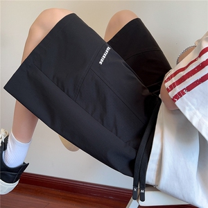 美式解构冰丝网眼速干凉感字母刺绣短裤X416B-1-DK1106-特P30限58图片