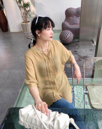 天丝麻小衫，女装，依纤