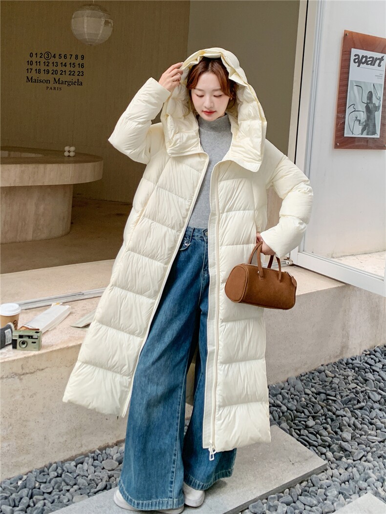 2025现货长款羽绒服210-3293-P370-4682025年冬季长款有帽不可拆,女装羽绒服,韩蜜菓