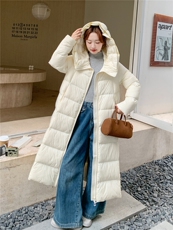 2025现货长款羽绒服210-3293-P370-4682025年冬季长款有帽不可拆，女装羽绒服，韩蜜菓