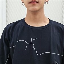 女装类目2021港风男女七分袖短袖t恤衫情侣装宽松中袖体恤T02，女装T恤，星座716A-1（原星座815）