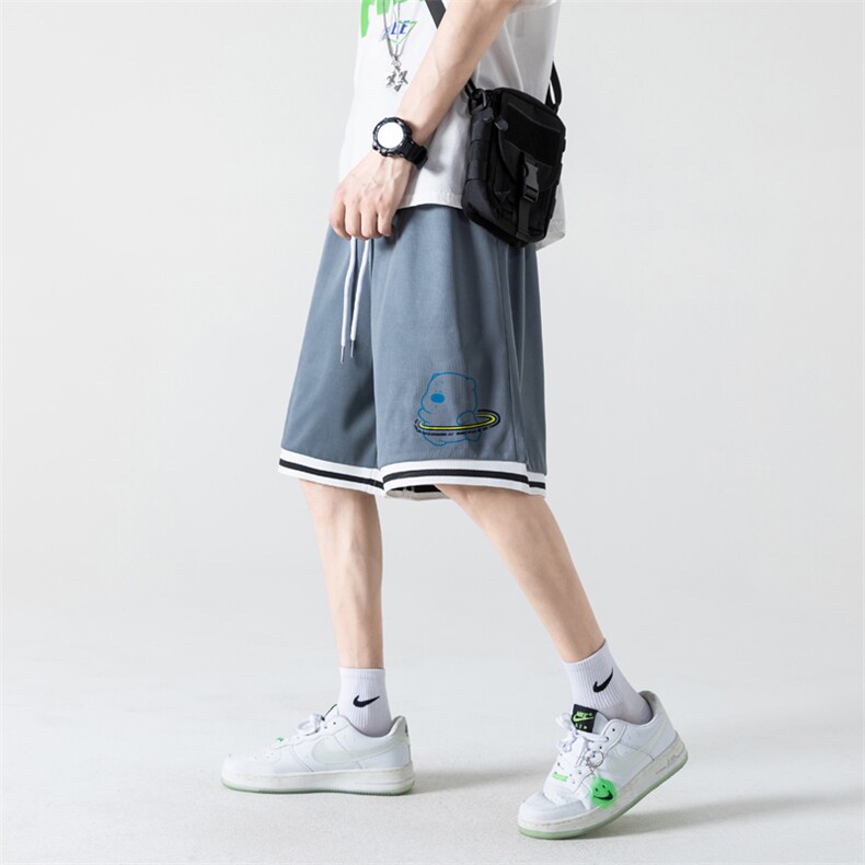 ！2023夏季男士冰丝薄款运动短裤潮流速干五分裤DK506P25,男装休闲裤,电商B220