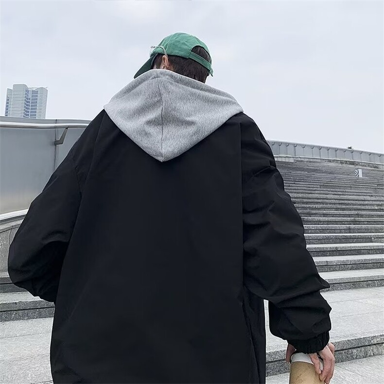 春季新款美式男外套假两件夹克LW28P55,男装夹克,星座1116-2