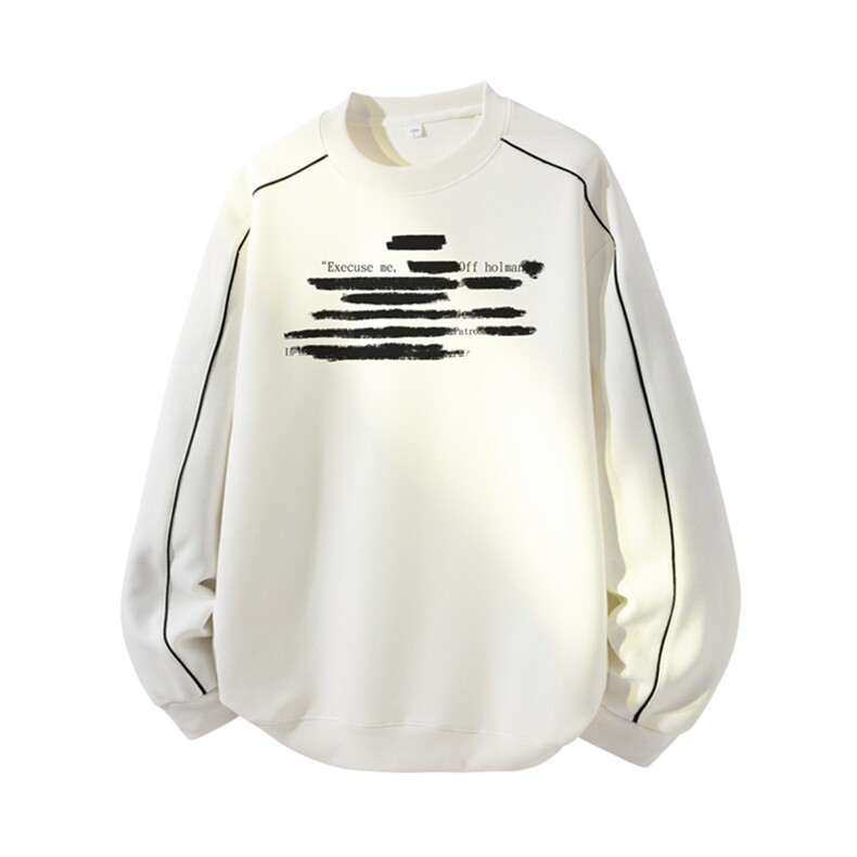 得物供货、复合重磅420克现货圆领卫衣宽松HD019-1-YLT25117-P35,男装卫衣,电商019-1