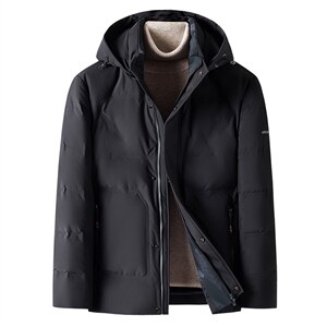 21冬季新款90羽绒服男连帽可卸宽松休闲简约百搭外套DD21506-P250，男装羽绒服，电商B212（原钱塘6029）