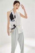 M&VC7201夏季新款设计师作品挂脖上衣，其它，M&VC