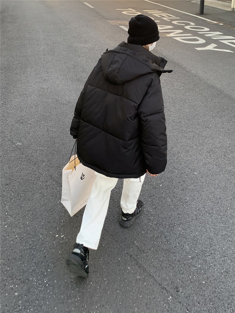 特批港风时尚五角星印花时尚连帽棉衣A247-MY231特批95控158,男装棉衣,电商A247