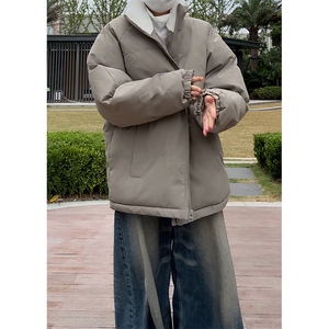 现货高品质美式高街冬季重磅三防加绒加厚羽绒棉衣厚外套棉服图片