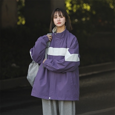 新款现货户外双面穿立领夹克男冲锋衣外套JK901-P75，男装夹克，星座1204-3