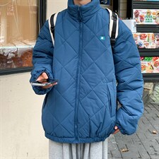 A菱格衣男秋冬季加厚立领服外套潮牌休闲袄W2329-P70，男装棉衣，星座512-4