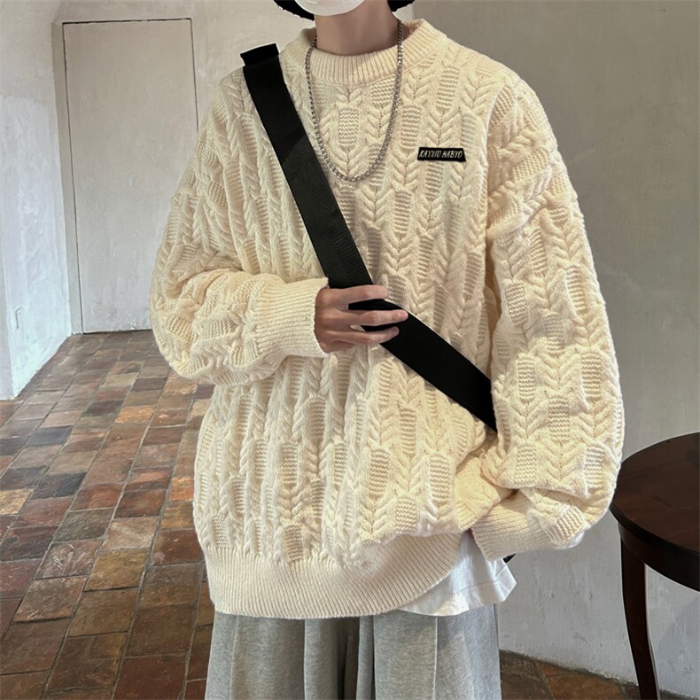 ！条纹毛衣男士加厚麻花线衣男针织衫男XH05-P60,男装针织衫/毛衣,电商B367