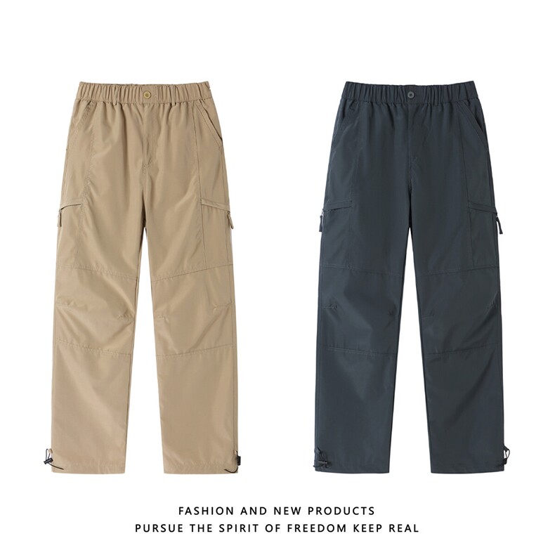 大夏季薄款三防软壳冲锋裤直筒休闲裤机能工装裤K10022-特P40，男装工装外套，电商A099