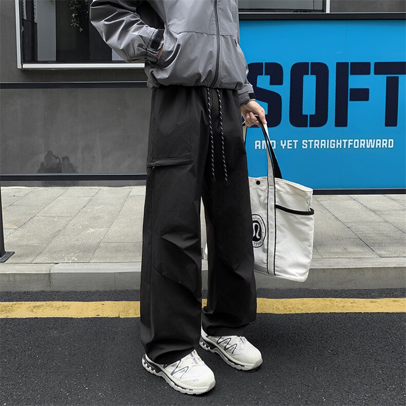 户外登山防泼水褶皱冲锋裤男宽松工装裤休闲裤K24123-特P28控58，男装工装外套，电商A001-1